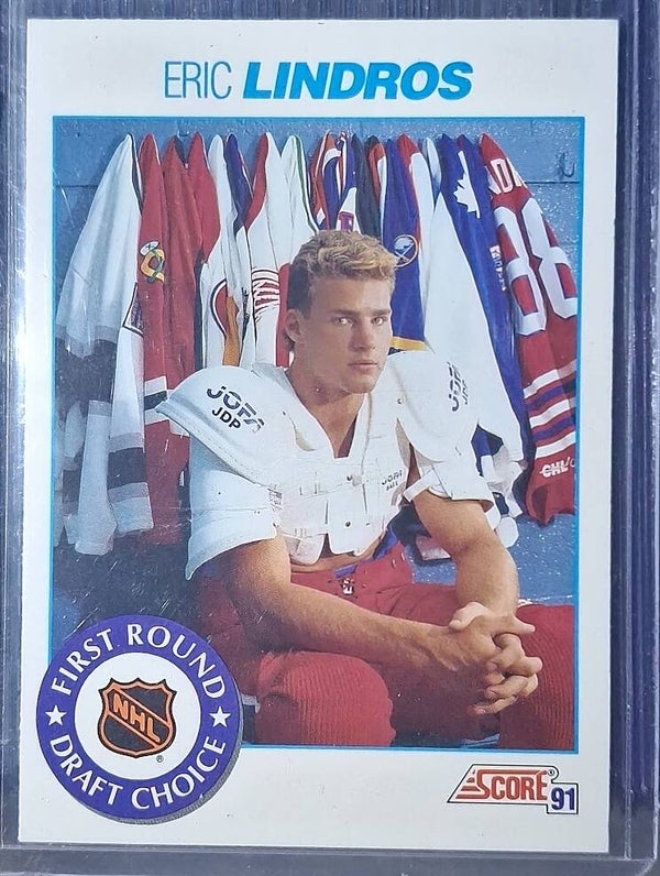 Eric Lindros Hockey Rookie Card