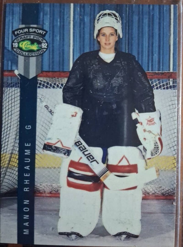 Manon Rheaume - Rookie - First Women