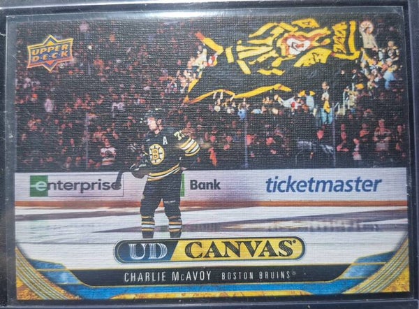 2024-25 Upper Deck Series 2 Charlie McAvoy Canvas Card # C189