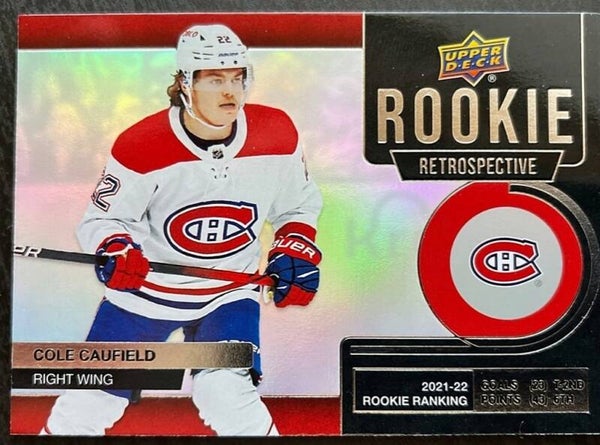 2022-23 Upper Deck Rookie Retrospective #RR-9 Cole Caufield