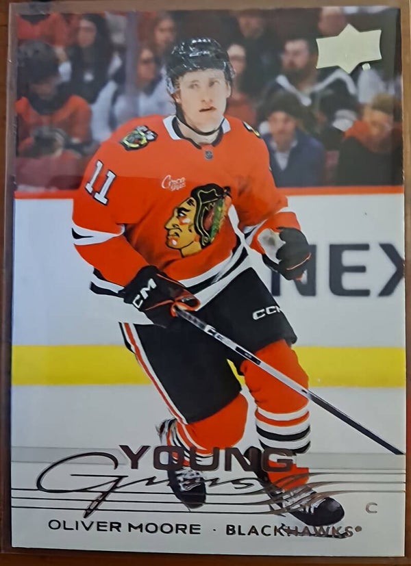 Oliver Moore  2025-26 Upper Deck Young Guns  #216  - Blackhawks