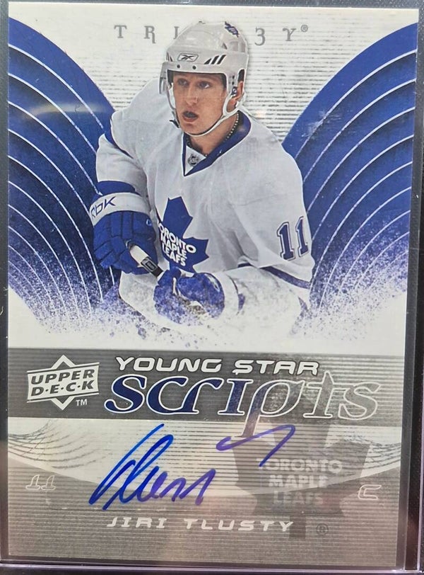 2008-09 Upper Deck Trilogy Young Star Scripts #YSJT Jiri Tlusty