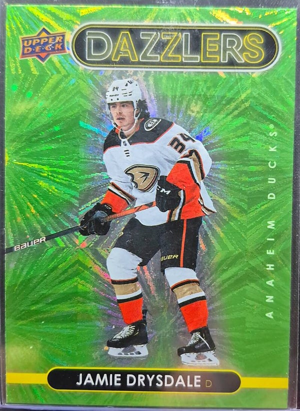 2021-22 Upper Deck Dazzlers Green Jamie Drysdale Rookie #DZ-2