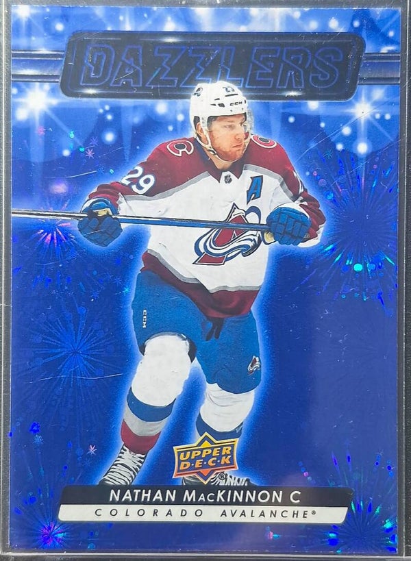 2023-24 Upper Deck Series 2 Nathan Mackinnon Dazzlers Blue #DZ-87