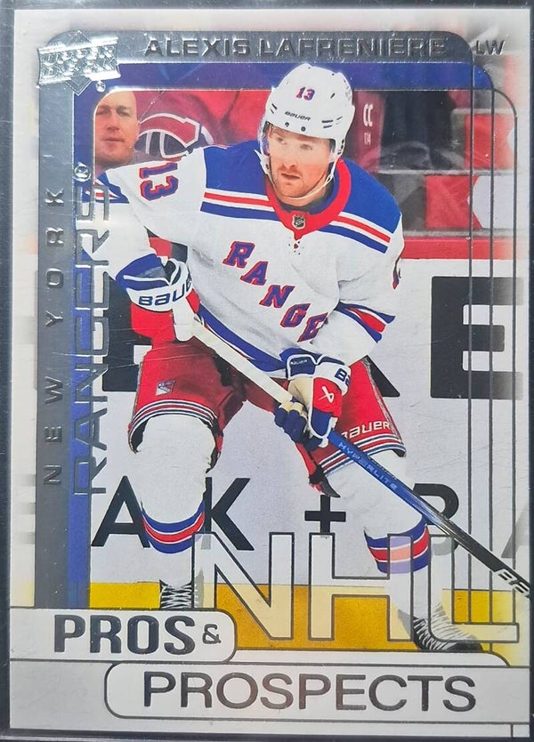 2024-25 UPPER DECK EXTENDED SERIES ALEXIS LAFRENIERE GOLD PROS & PROSPECTS#PP-38