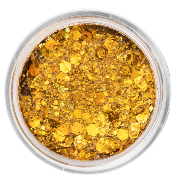 PXP pressed chunky glitter cream gold mellow 10 ml