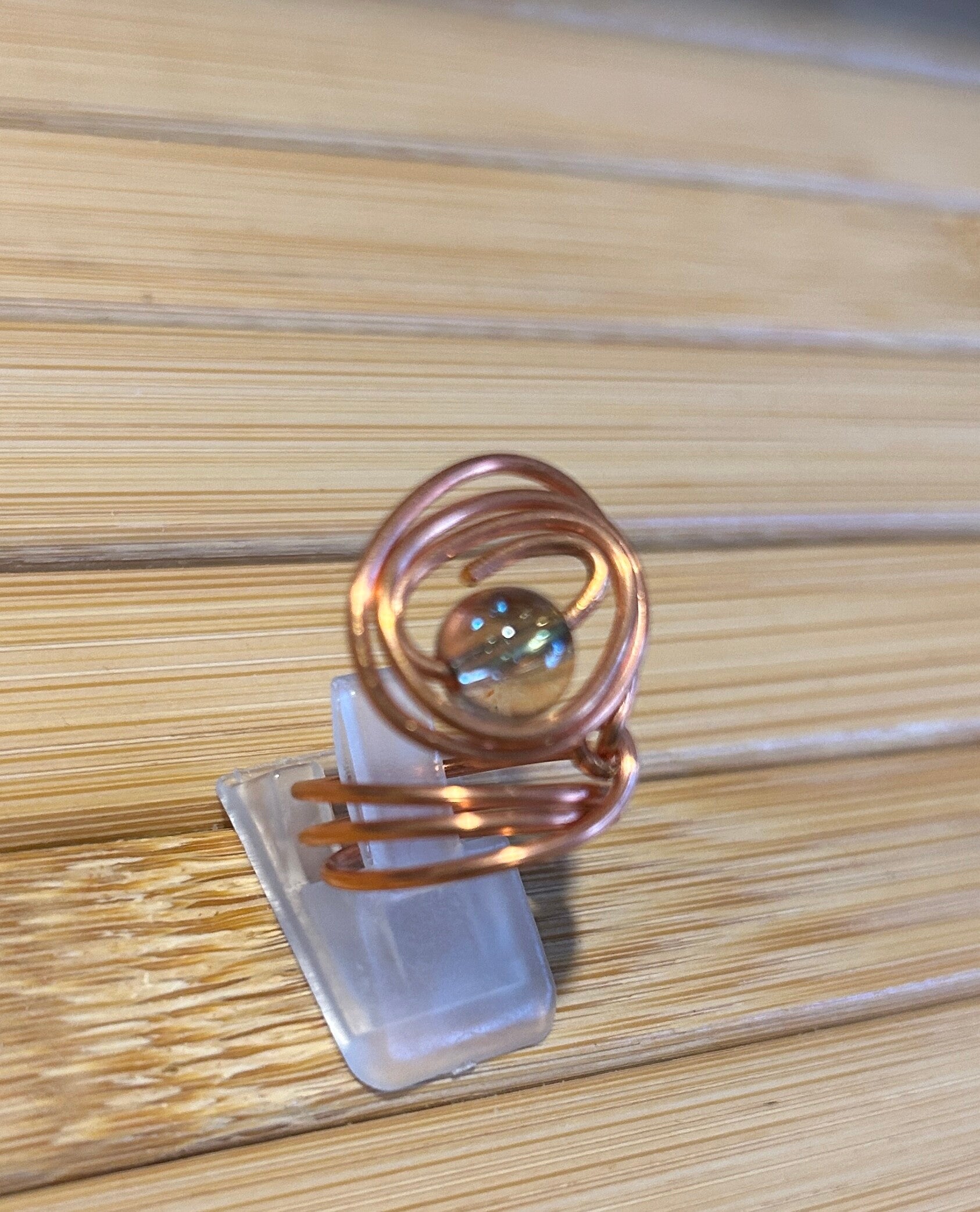 Copper Continuum Ring