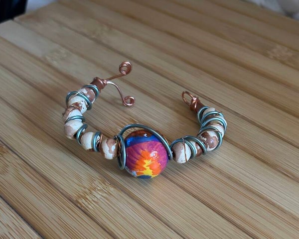 Desert Sunrise Copper Cuff