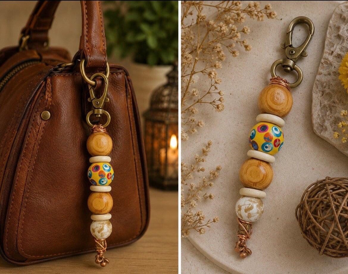 Boho Joy Purse Charm