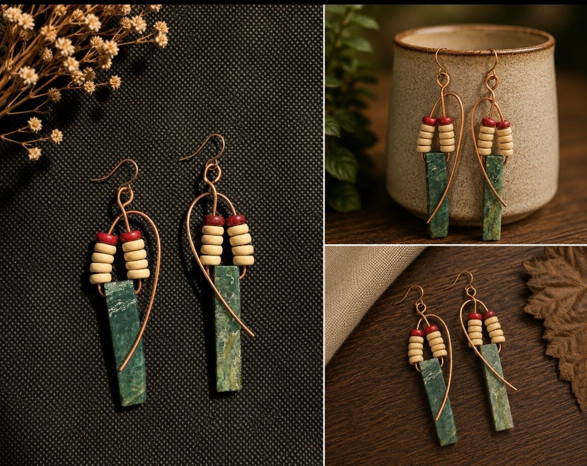 Guardian Earth Spears Earrings