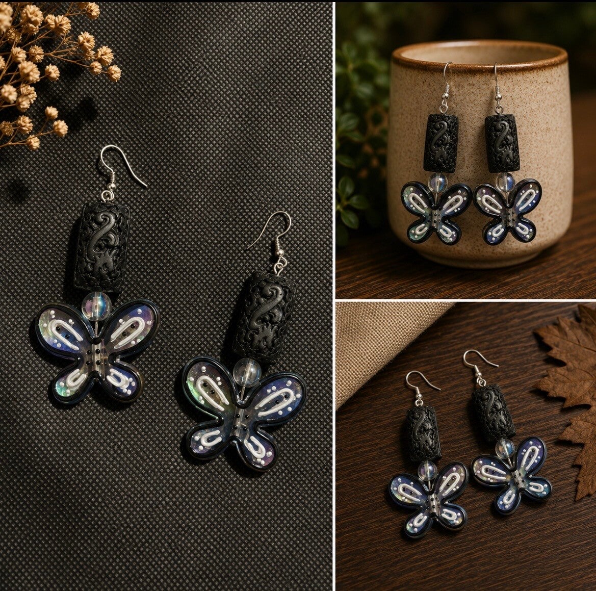 Midnight Metamorphosis Earrings