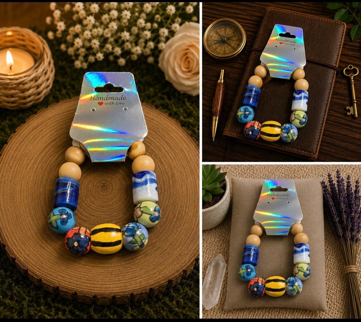Blue Meadow Melody Bracelet