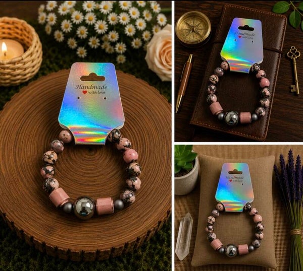 Blushing Moonstone Harmony Bracelet