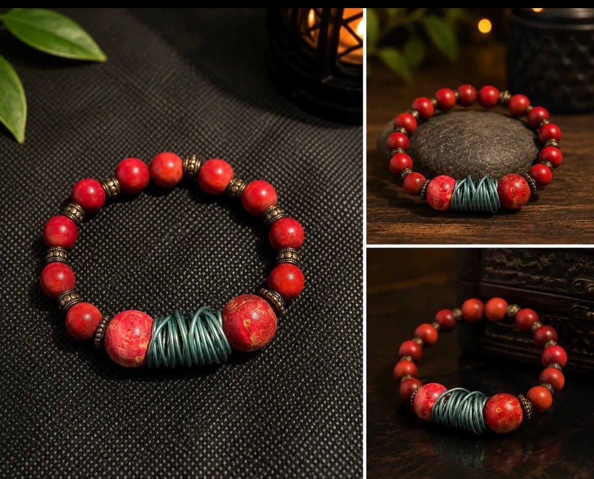 Crimson Courage Bracelet