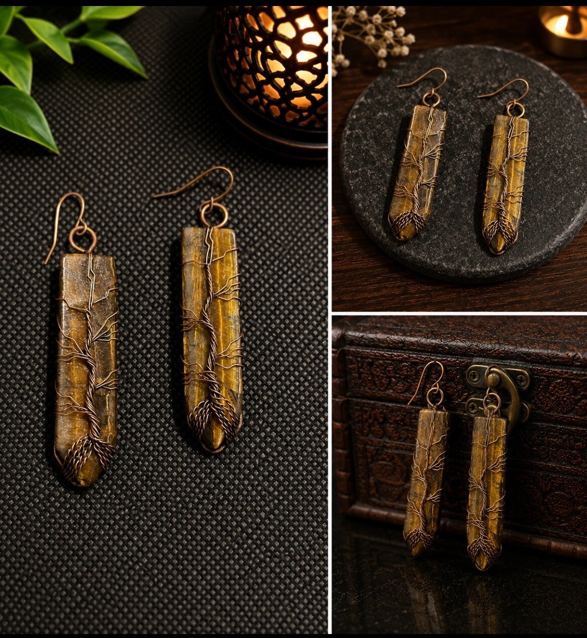 Golden Roots Earrings