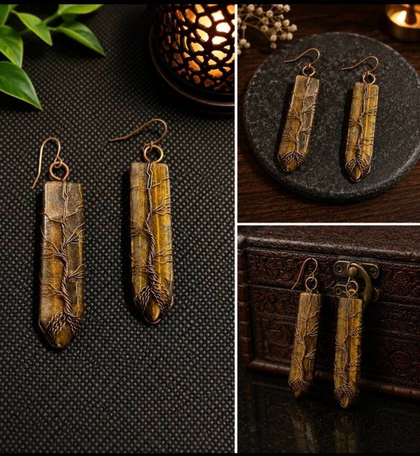 Golden Roots Earrings