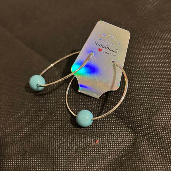 Sky Serenity Hoop Earrings
