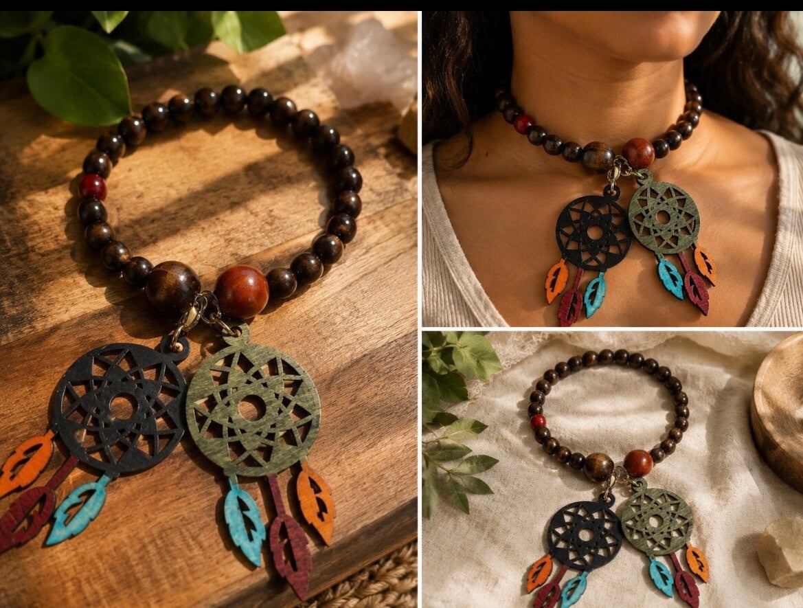 Bohemian Dreamcatcher Choker