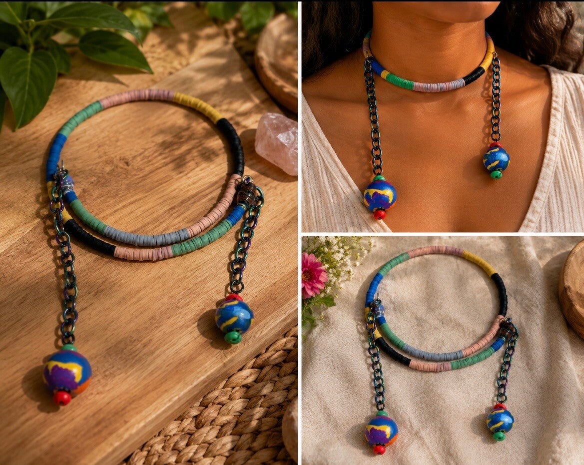 Bohemian Color Rhythm Choker