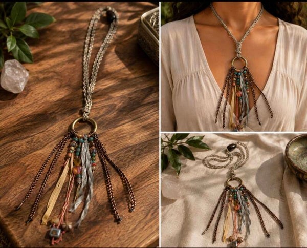 Bohemian Free Spirit Tassel Necklace