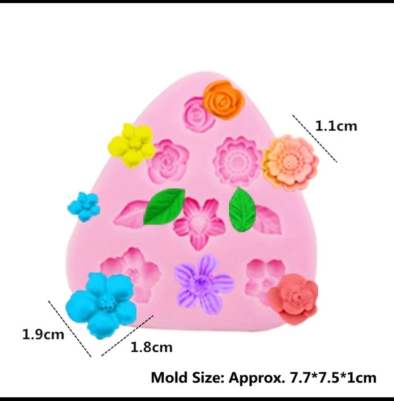 Moule de différente fleur