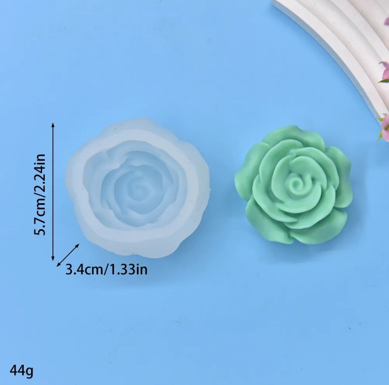 Moule fleur de rose