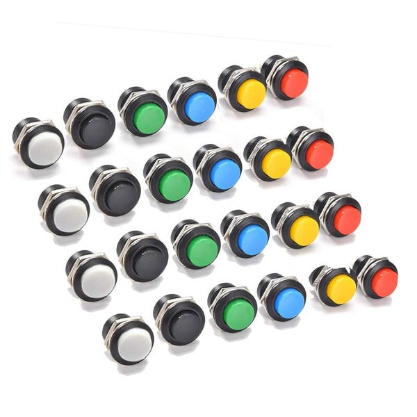Kunststoff Taster tastend Gelb 16mm