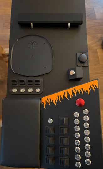 Große Konsole V3 OHNE Fahrhebel und Frontladerstick!!! Für den Thrustmaster Farm Stick