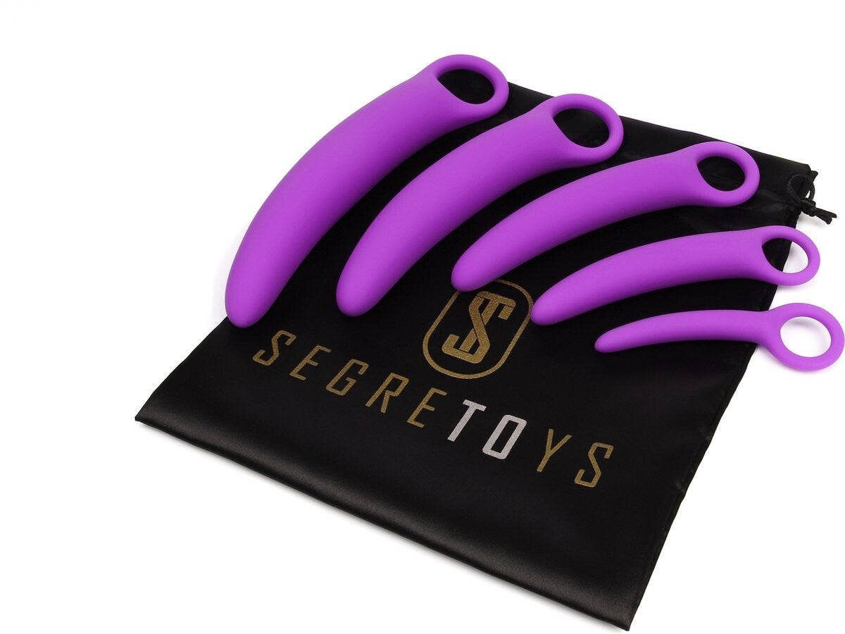 5-delige dildo set voor het ontspannen van de bekkenbodem