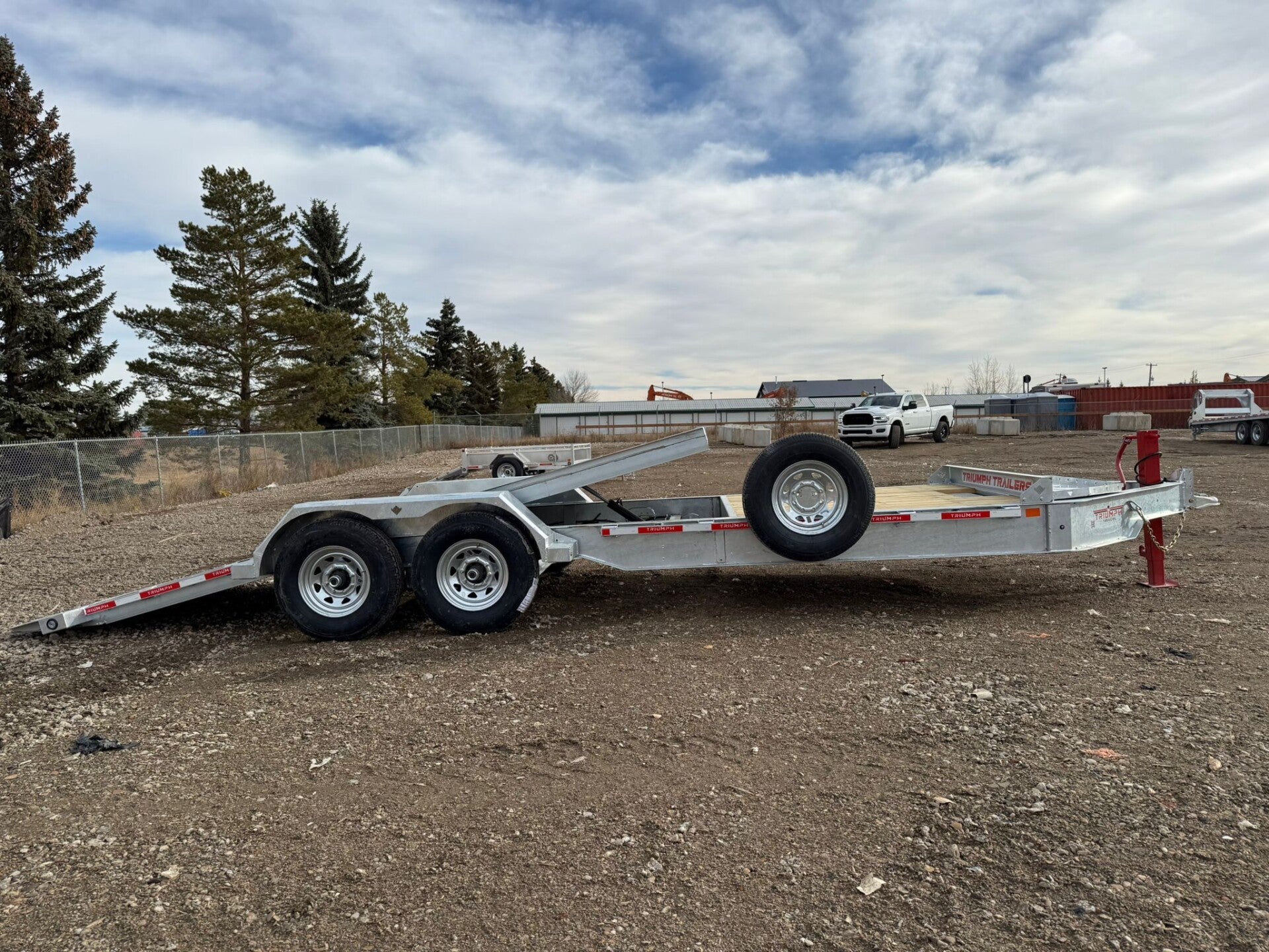 GGTCH6 Heavy-Duty Galvanized Gravity Tilt Trailer