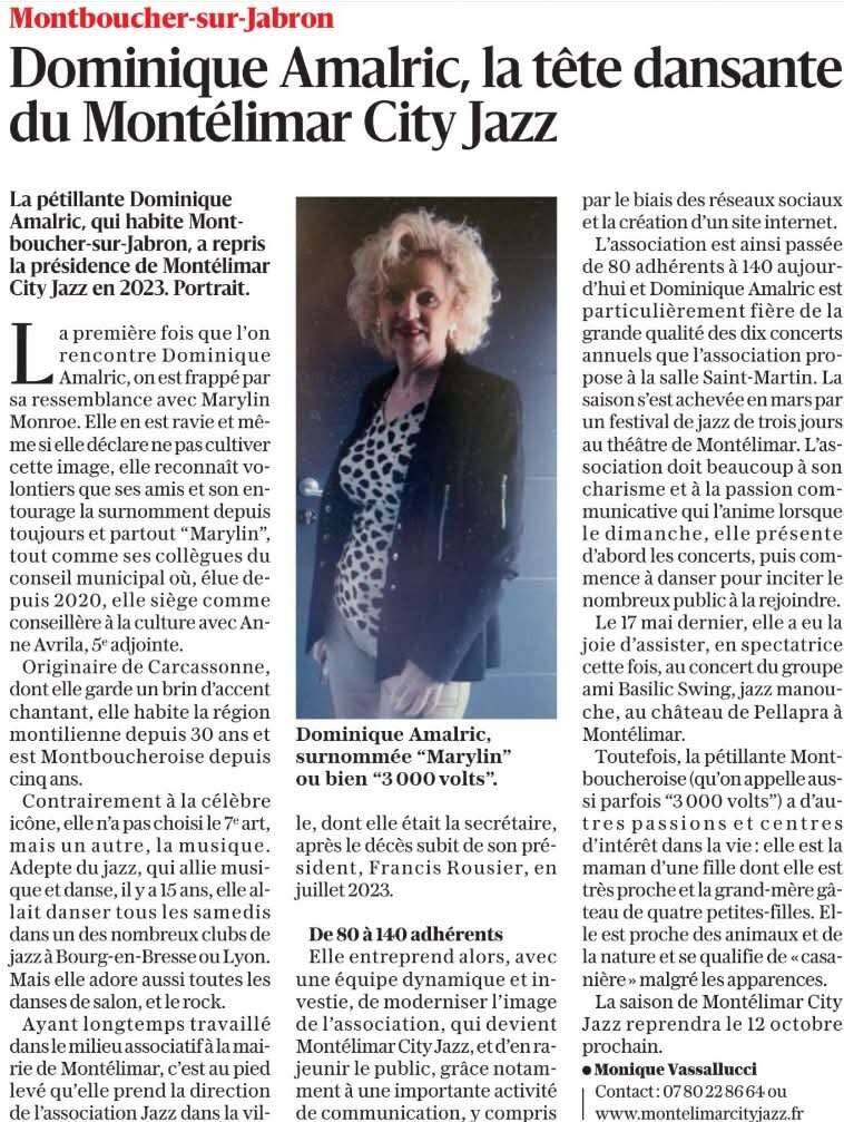 Dominique AMALRIC, présidente