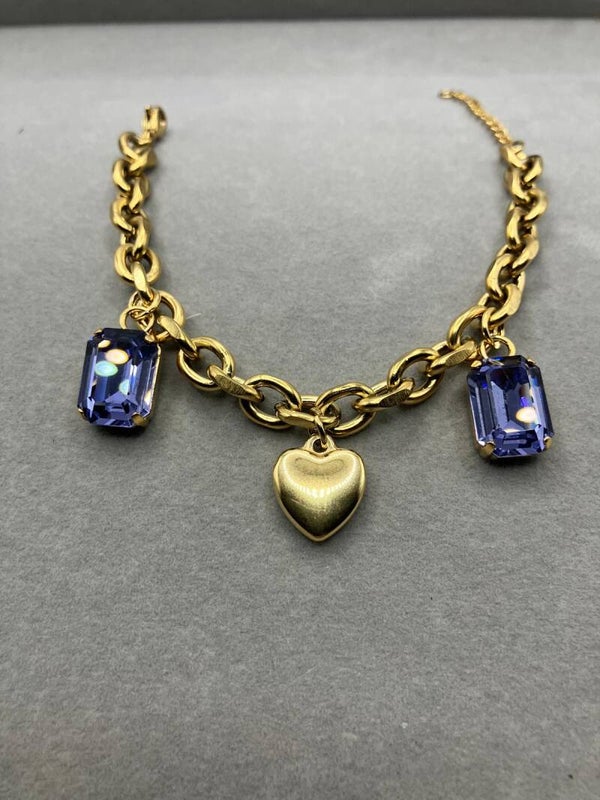 Armband met octagon kristallen