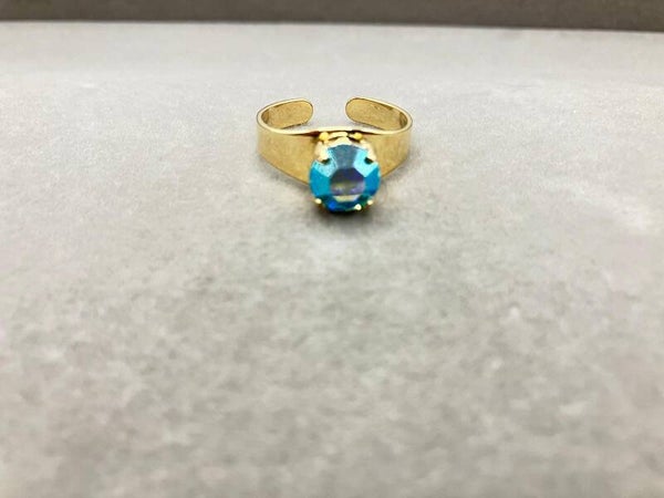 Ring met chaton kristal