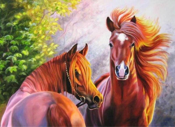 Wild Horses Vierkant 40x50