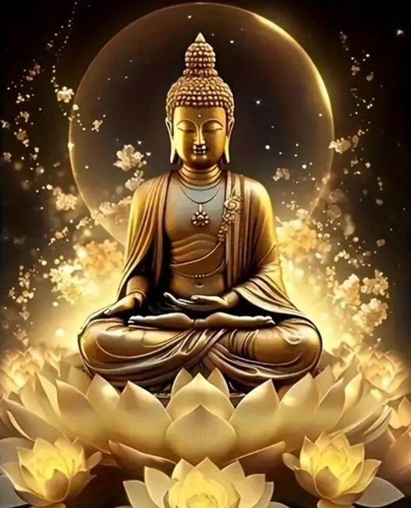 Buddah 1  Vierkant 30x40