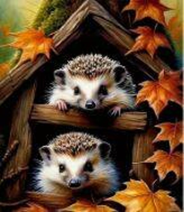 Egels Herfst Vierkant 30x40