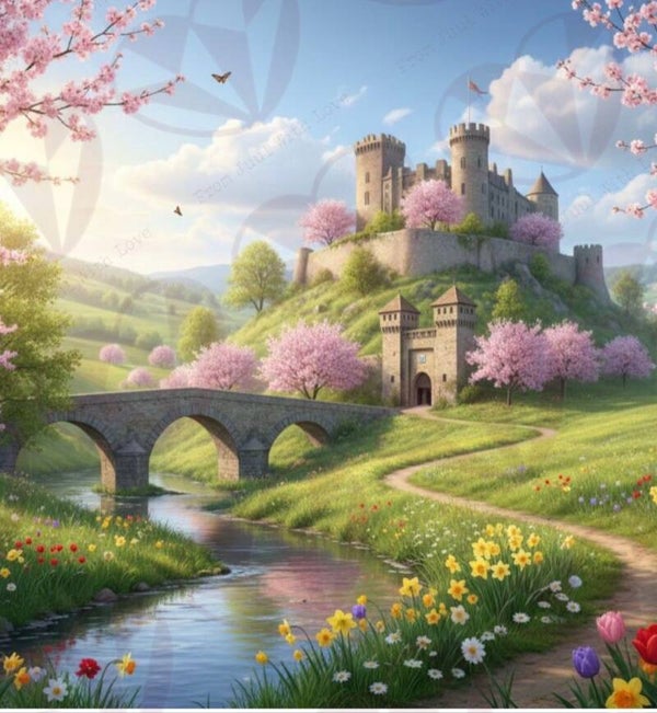 Eigen Ontwerp “Pink Blossom Castle”