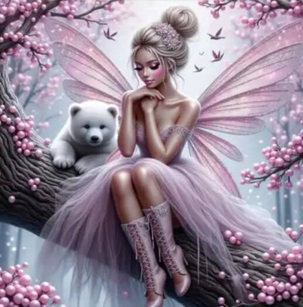 Fee met Beertje Vierkant 40x40