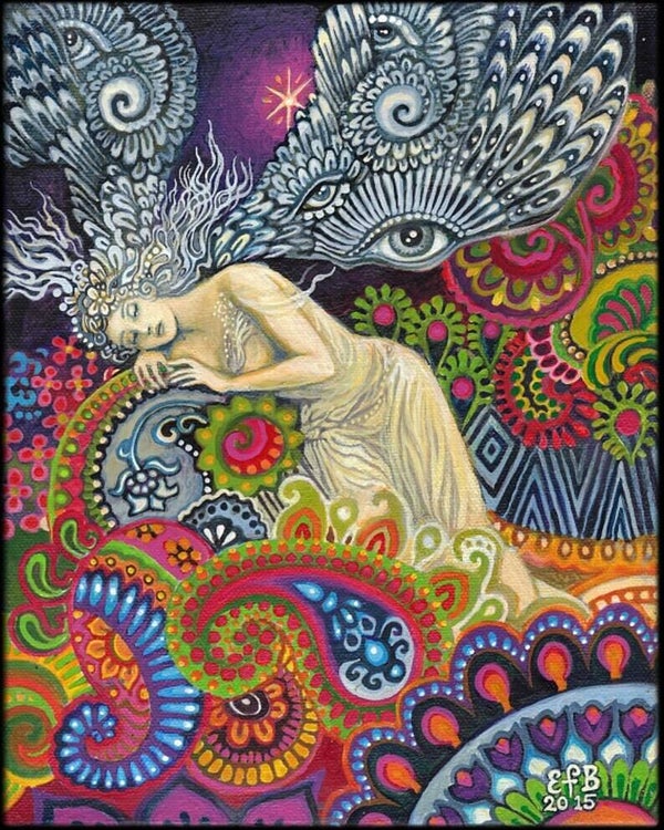 Fantasy Lady Patchwork 40x50 Rond