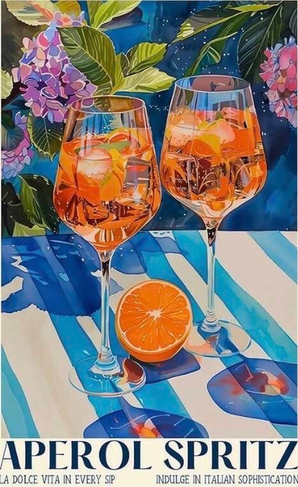 Aperol Spritz Rond 30x40