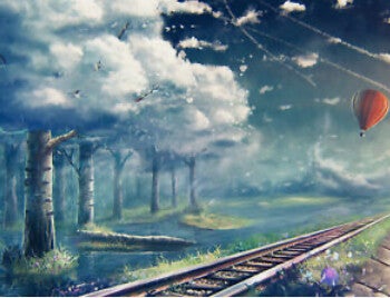 Cloud Trees Vierkant 30x40