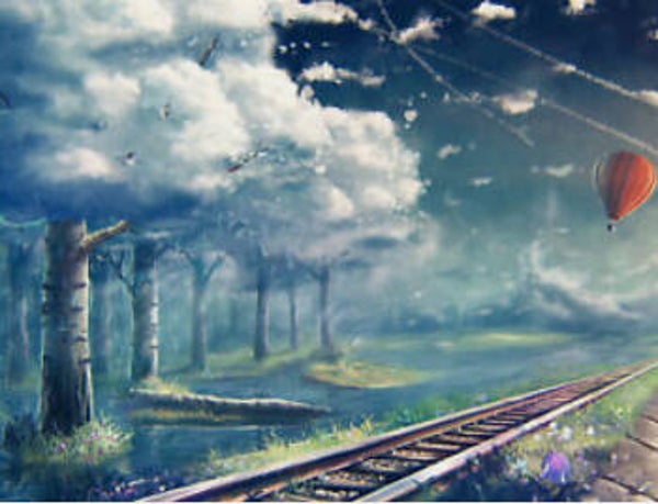 Cloud Trees Vierkant 30x40