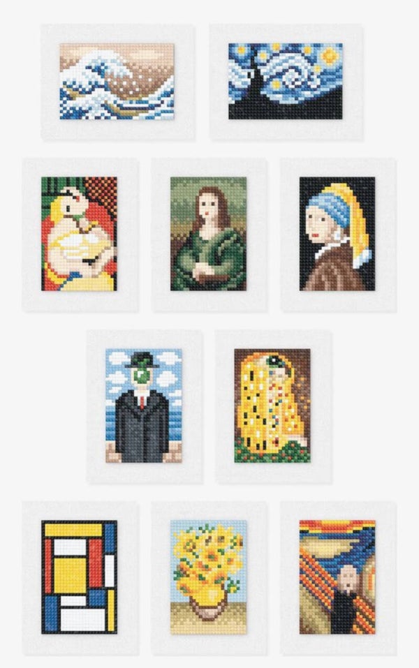 Mini Paintings Musea Vierkante Steentjes