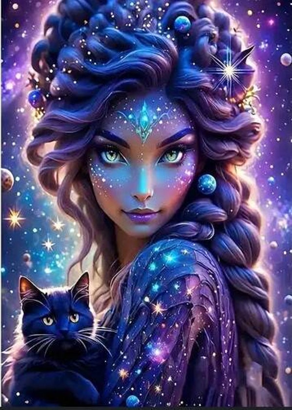 Avatar with Cat 50x70