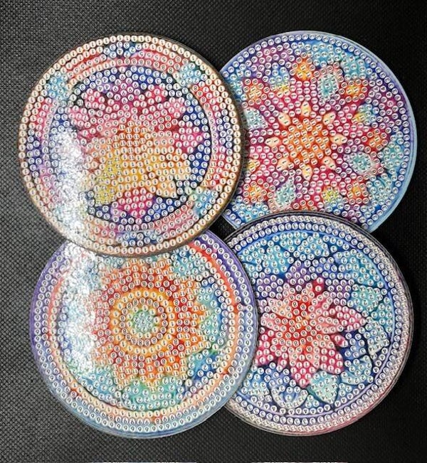 Onderzetter Setje Mandala 8 Stuks zonder Rekje