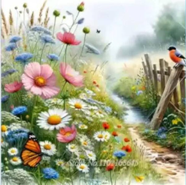 Spring Garden Vierkant 30x30