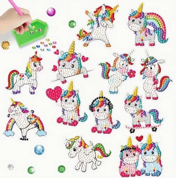 Stickers Unicorns - 12 Stuks