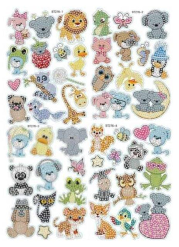 Stickers Animal 3 - 47 Stuks