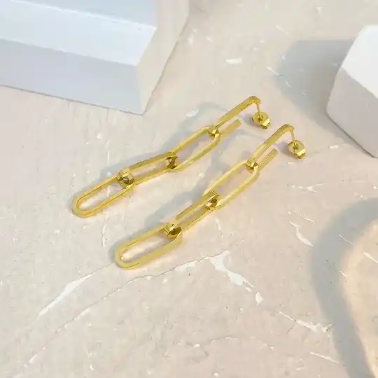 Diva Earrings 18k Gold Plated