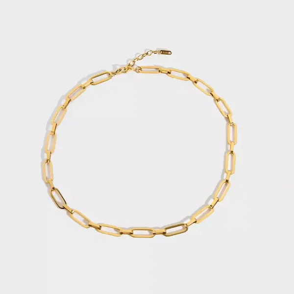 Diva Chain Necklace 18k Gold Plated